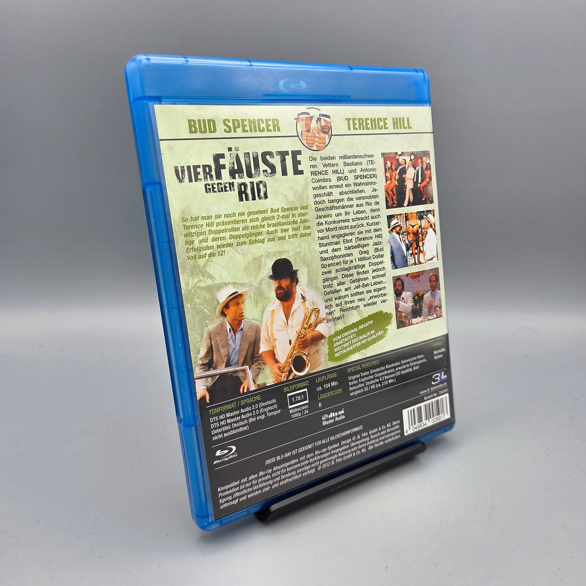 Vier Fäuste gegen Rio		Blu-Ray Film	mit Bud Spencer & Terence Hill