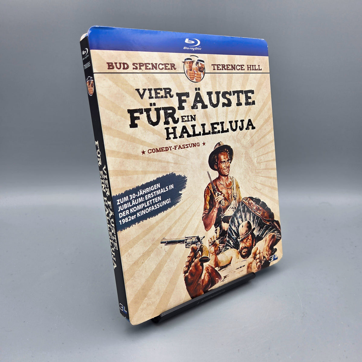Vier Fäuste für ein Halleluja		Blu-Ray Film	mit Bud Spencer & Terence Hill