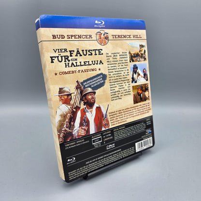 Vier Fäuste für ein Halleluja		Blu-Ray Film	mit Bud Spencer & Terence Hill