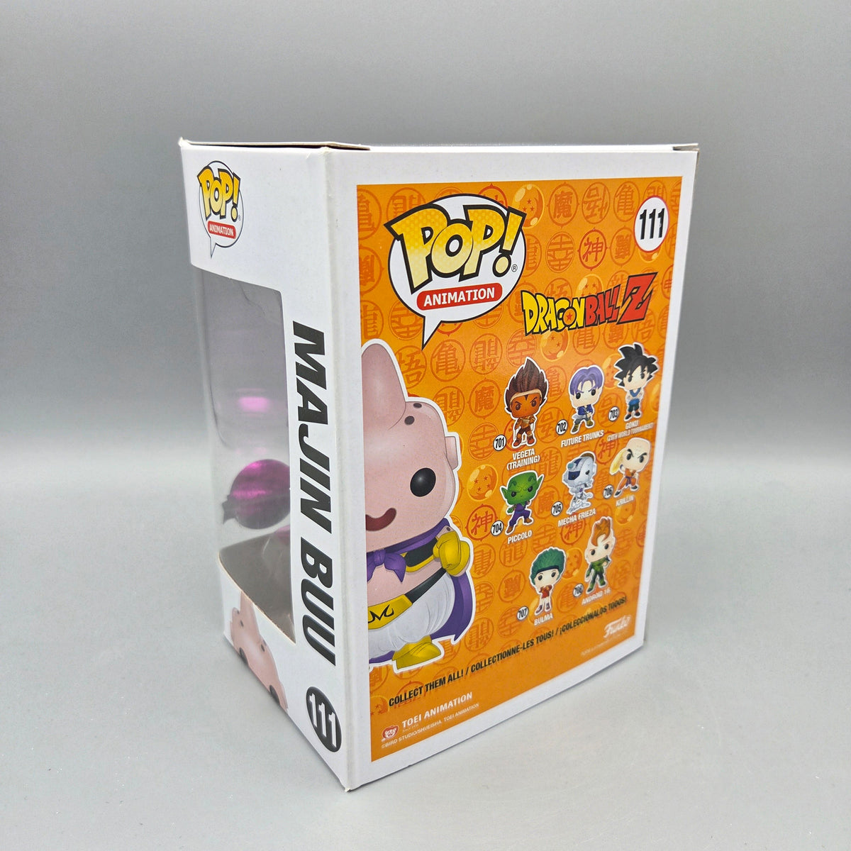Funko Pop! Dragon Ball Z	#111 Majin Buu (Pink Chrome)	Special Edition	Animation	Vinylfigur