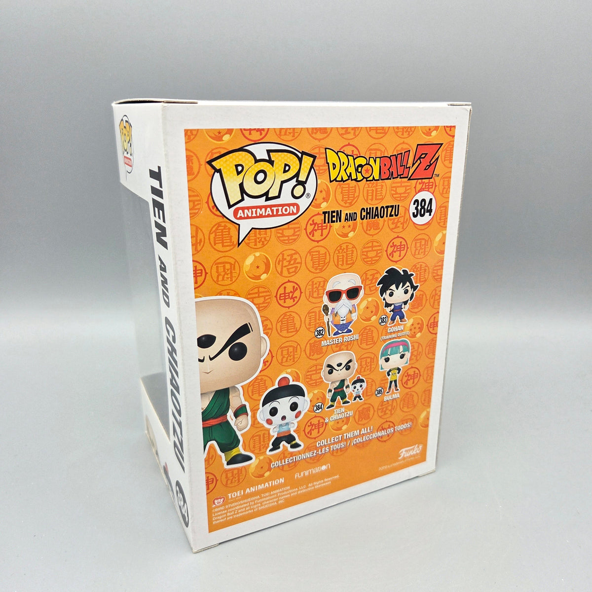 Funko Pop! Dragon Ball Z	#384 Tien and Chiaotzu		Animation	Vinylfigur