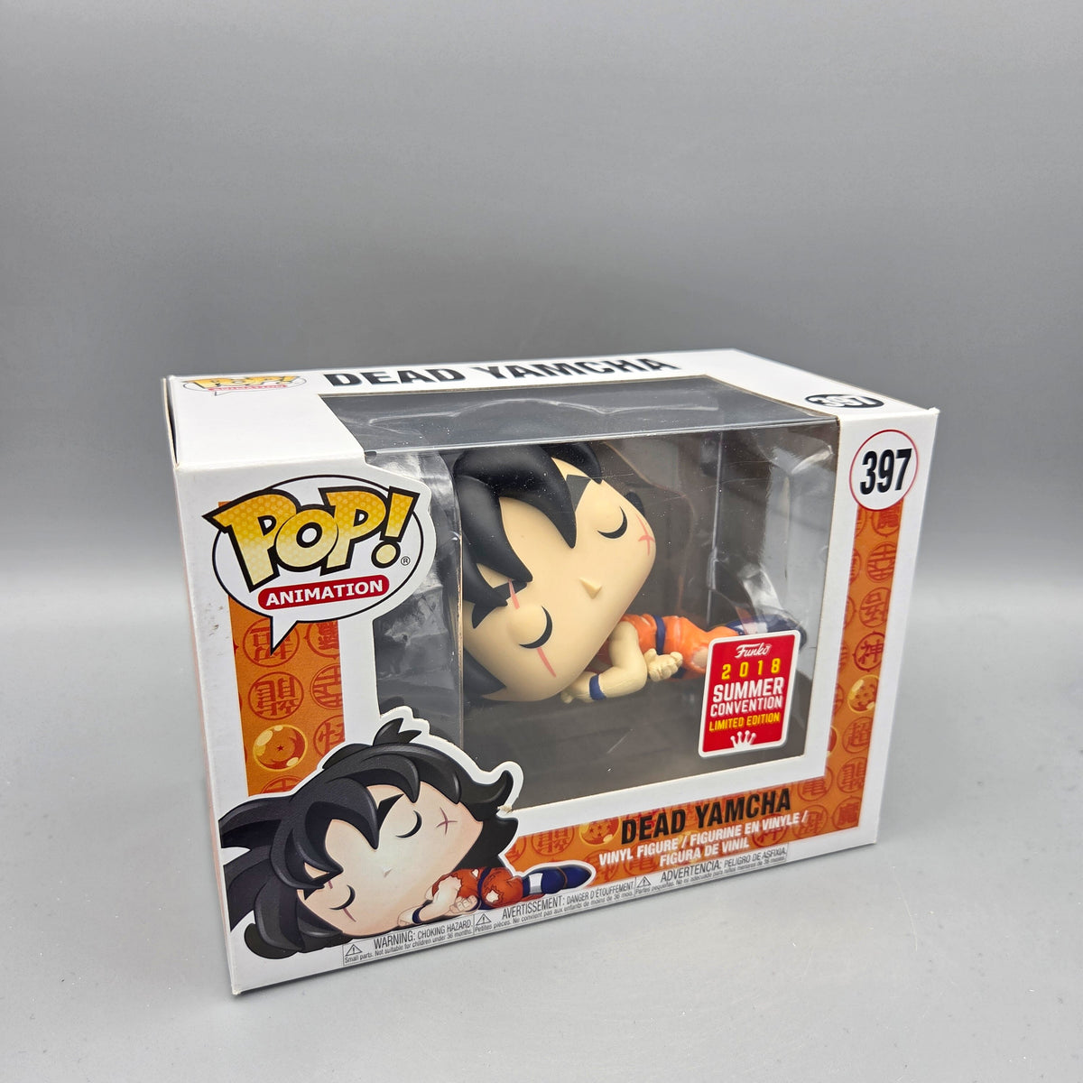 Funko Pop! Dragon Ball Z	#397 Dead Yamcha	2018 Summer Convention	Animation	Vinylfigur