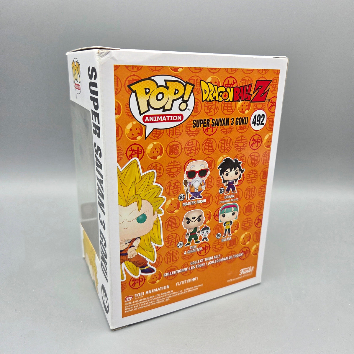 Funko Pop! Dragon Ball Z	#492 Super Saiyan 3 Goku	Exclusive	Animation	Vinylfigur