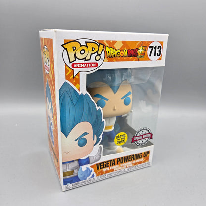 Funko Pop! Dragon Ball Super	#713 Vegeta Powering Up	Special Edition	Glows in the Dark