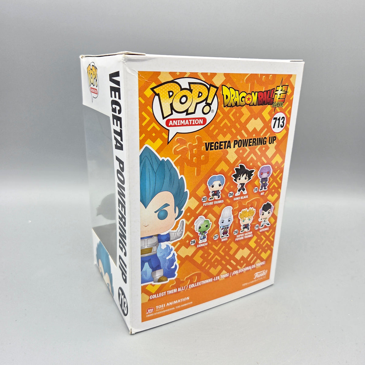 Funko Pop! Dragon Ball Super	#713 Vegeta Powering Up	Special Edition	Glows in the Dark