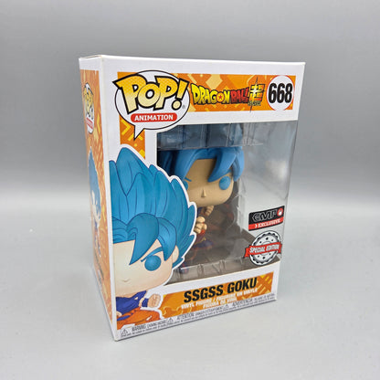 Funko Pop! Dragon Ball Super	#668 SSGSS Goku	Special Edition	Animation	Vinylfigur