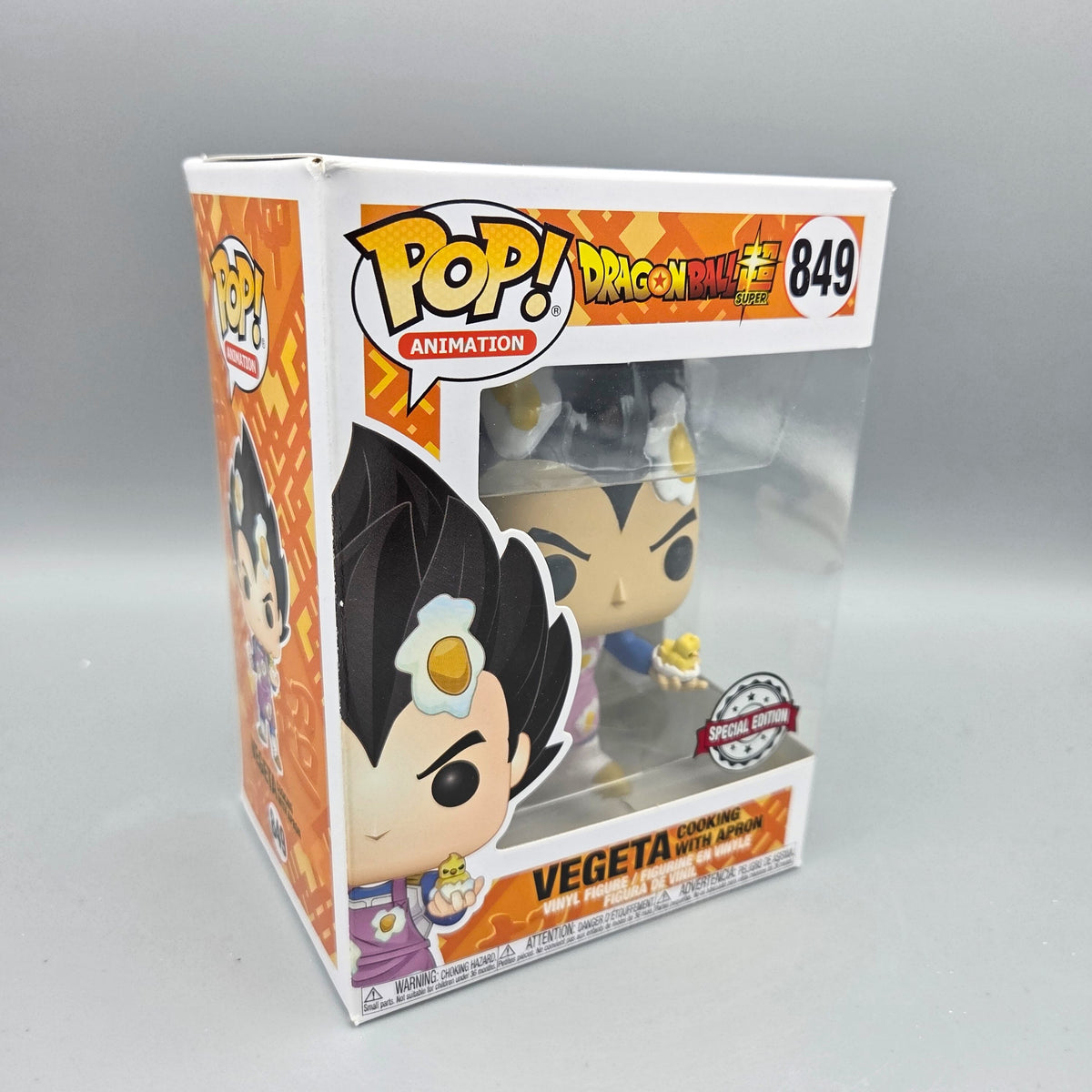Funko Pop! Dragon Ball Super	#849 Vegeta cooking with Apron	Special Edition	Animation	Vinylfigur