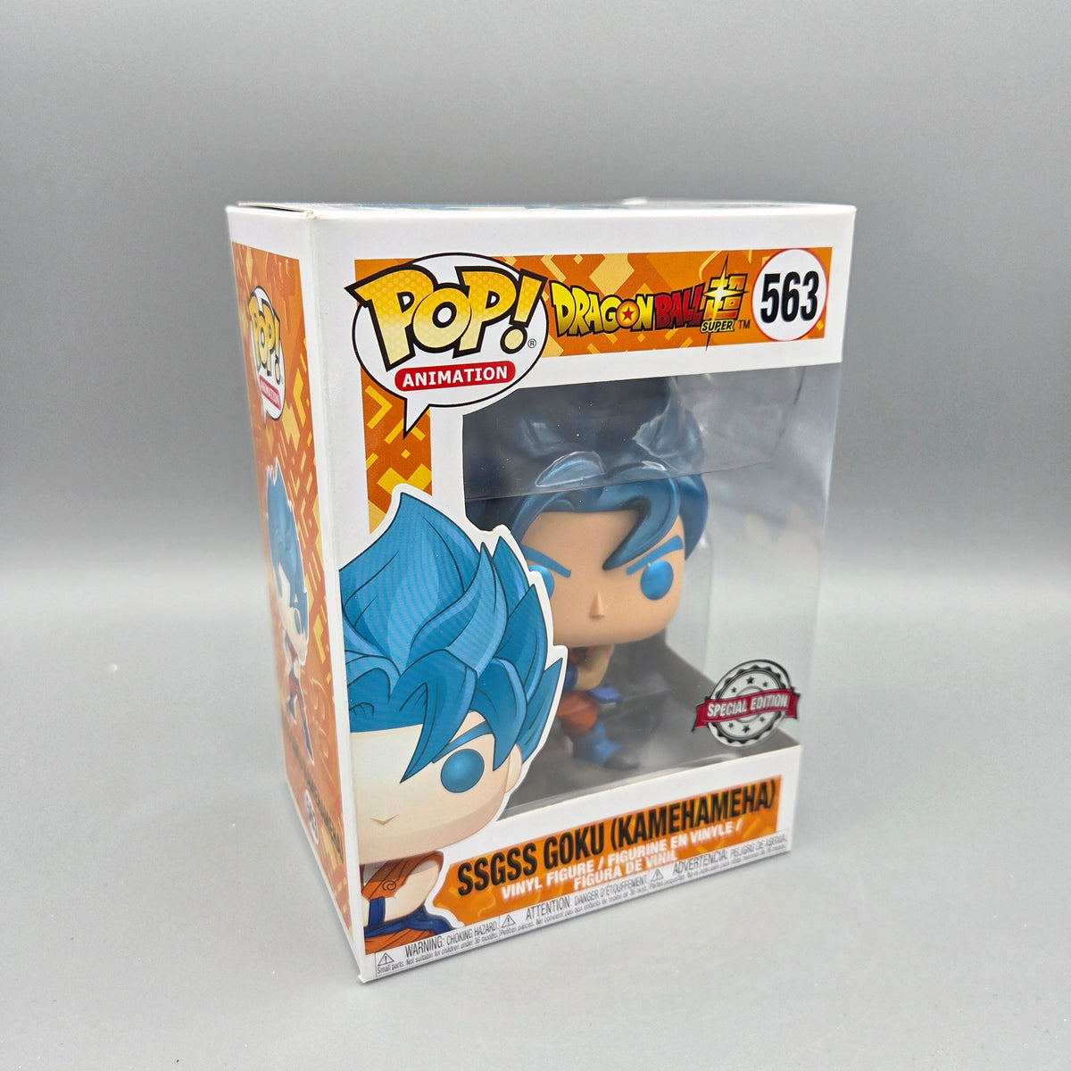 Funko Pop! Dragon Ball Super	#563 SSGSS Goku (Kamehameha)	Special Edition	Animation	Vinylfigur