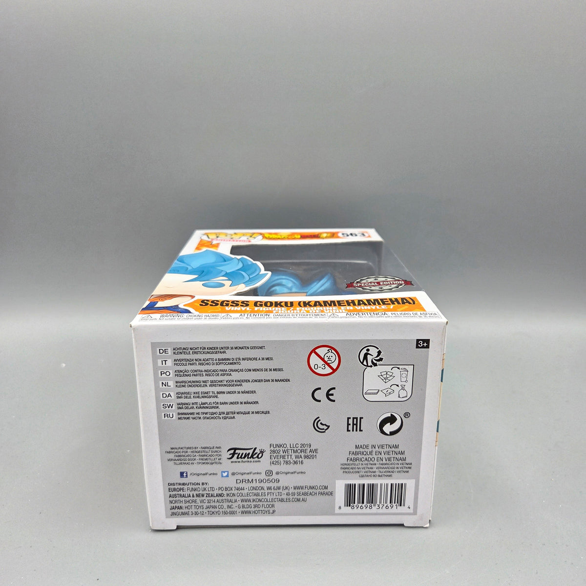 Funko Pop! Dragon Ball Super	#563 SSGSS Goku (Kamehameha)	Special Edition	Animation	Vinylfigur