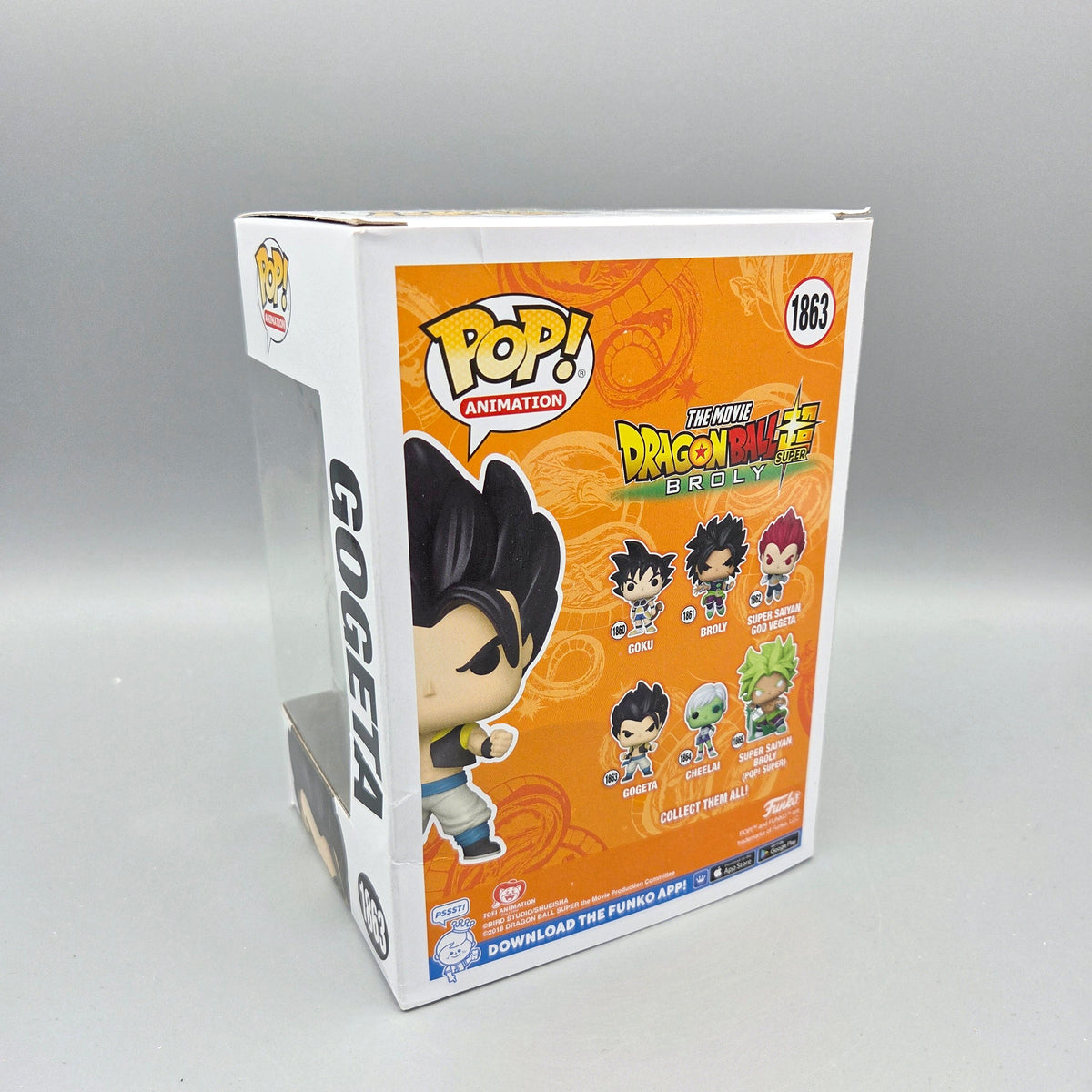 Funko Pop! Dragon Ball Super: Broly	#1863 Gogeta		Animation	Vinylfigur