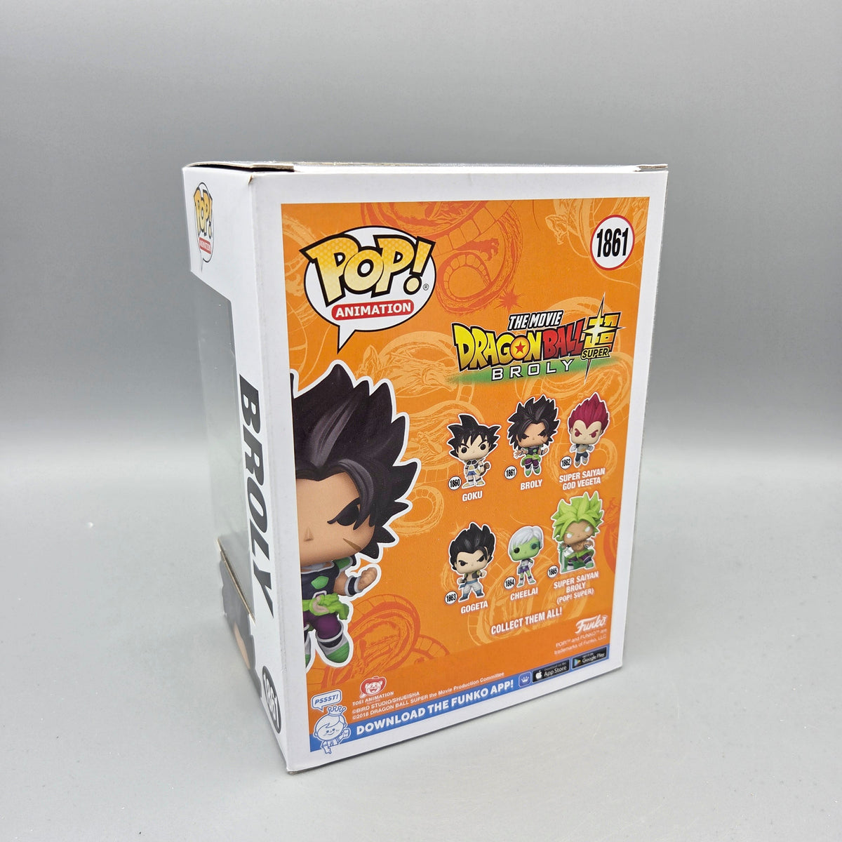 Funko Pop! Dragon Ball Super: Broly	#1861 Broly		Animation	Vinylfigur