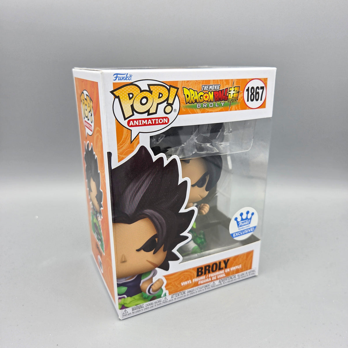 Funko Pop! Dragon Ball Super: Broly	#1867 Broly	Exclusive	Animation	Vinylfigur