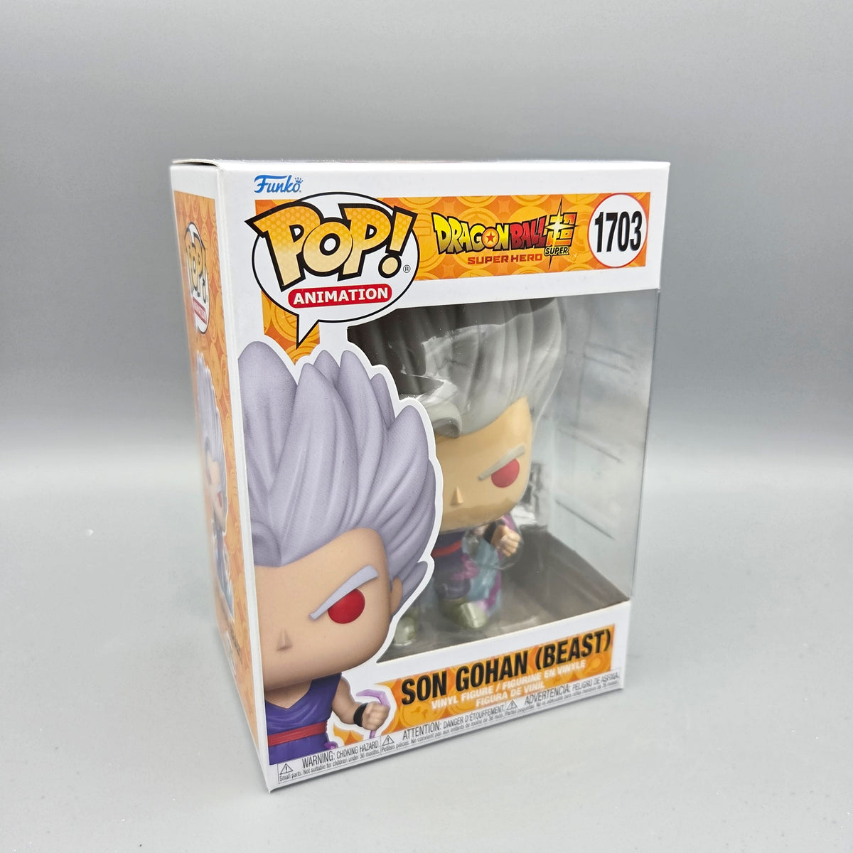 Funko Pop! Dragon Ball Super Hero	#1703 Son Gohan (Beast)		Animation	Vinylfigur