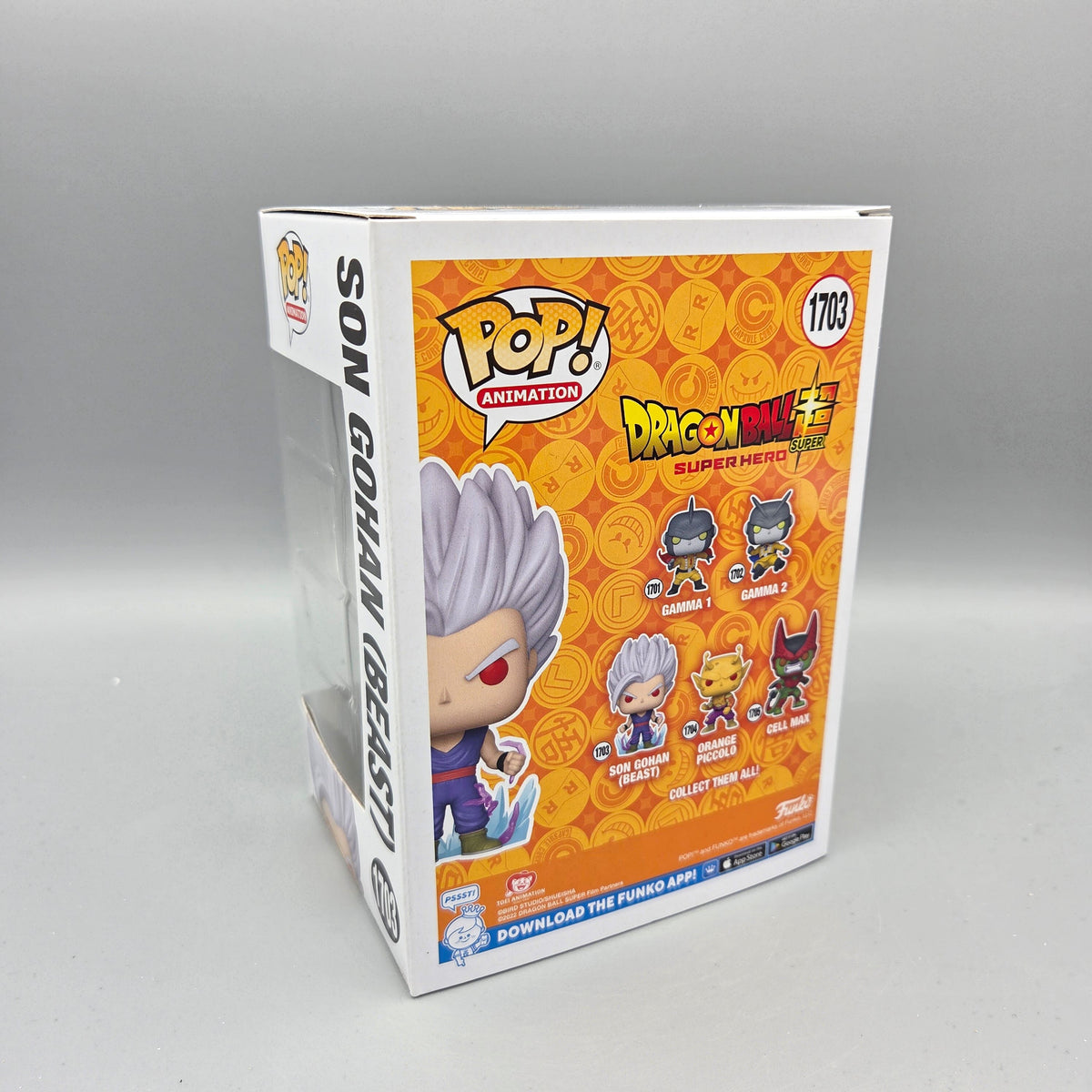 Funko Pop! Dragon Ball Super Hero	#1703 Son Gohan (Beast)		Animation	Vinylfigur