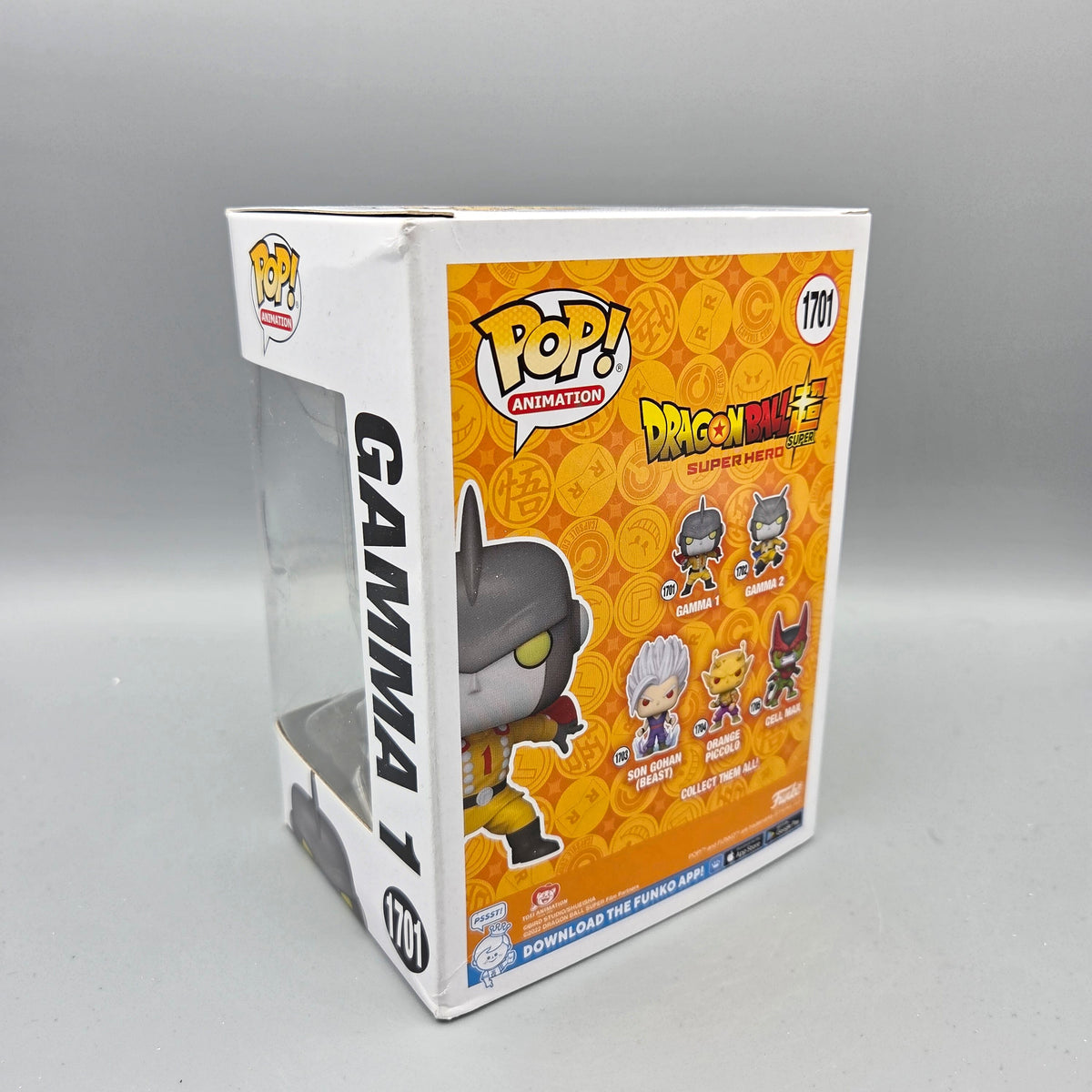 Funko Pop! Dragon Ball Super Hero	#1701 Gamma 1		Animation	Vinylfigur
