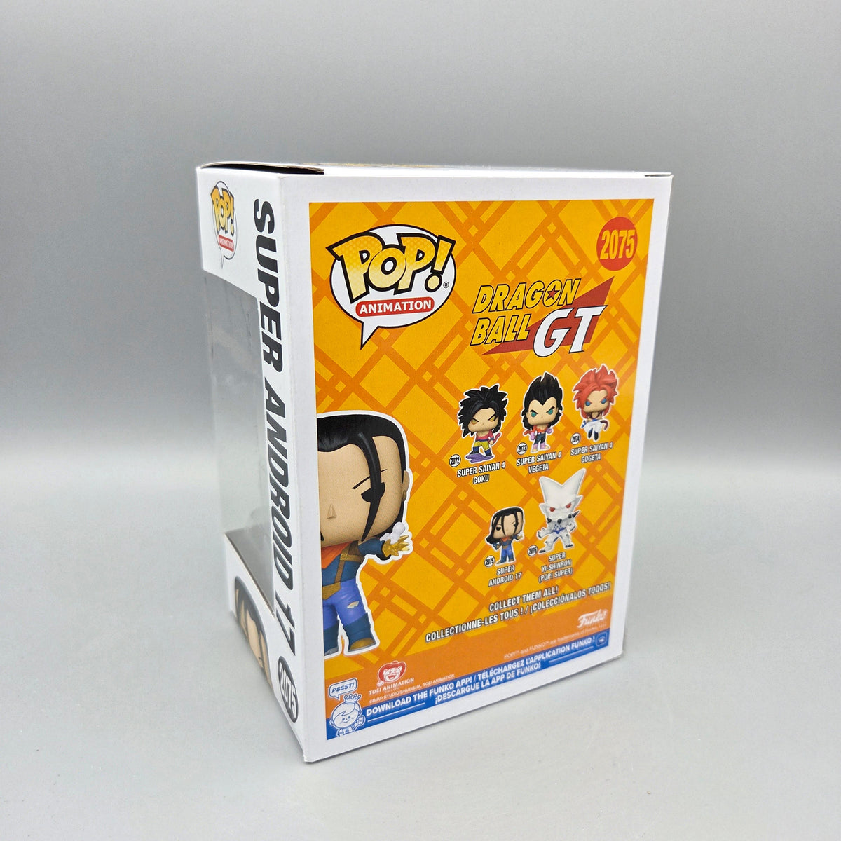 Funko Pop! Dragon Ball GT	#2075 Super Android 17		Animation	Inlay beschädigt