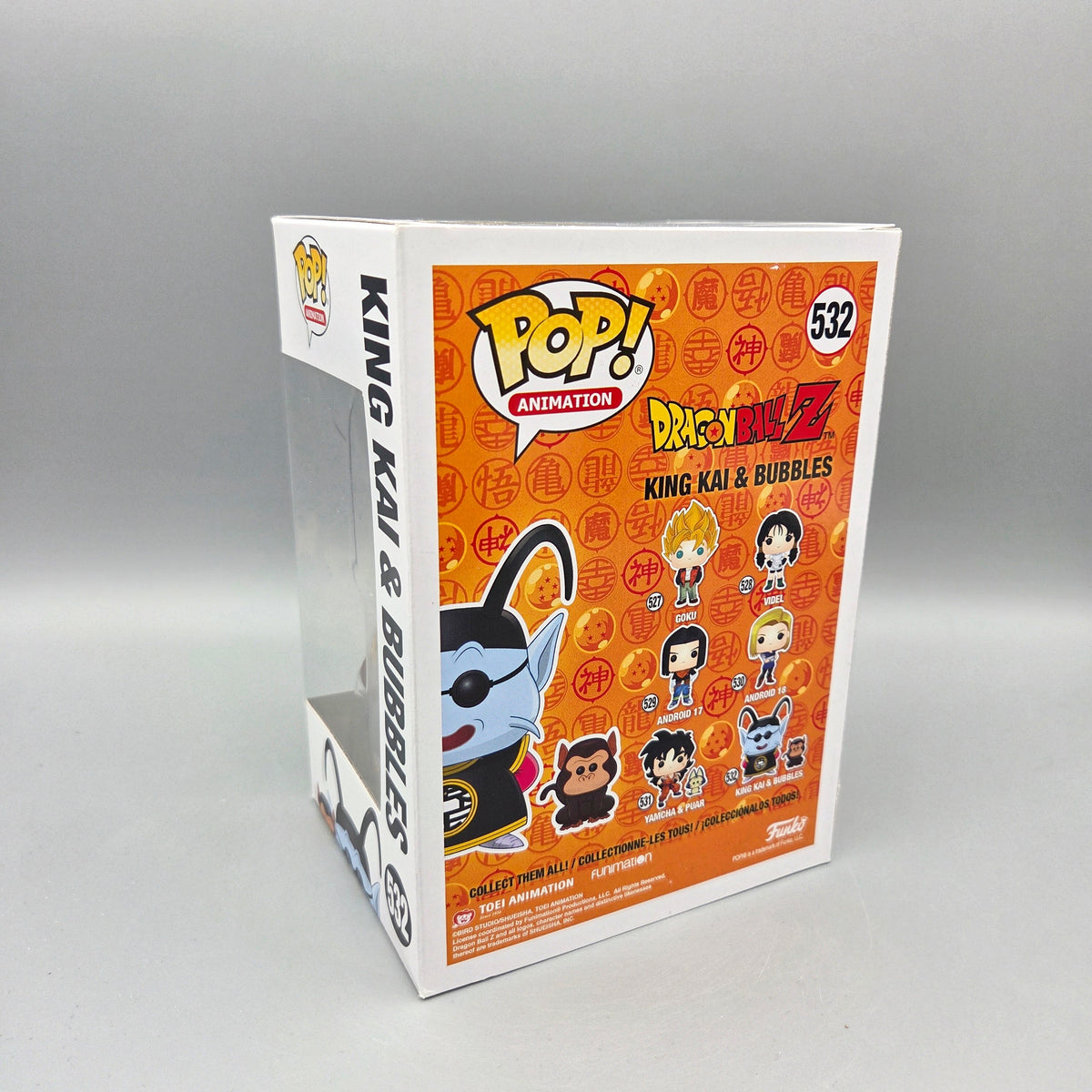Funko Pop! Dragon Ball Z	#532 King Kai & Bubbles		Animation	Vinylfigur