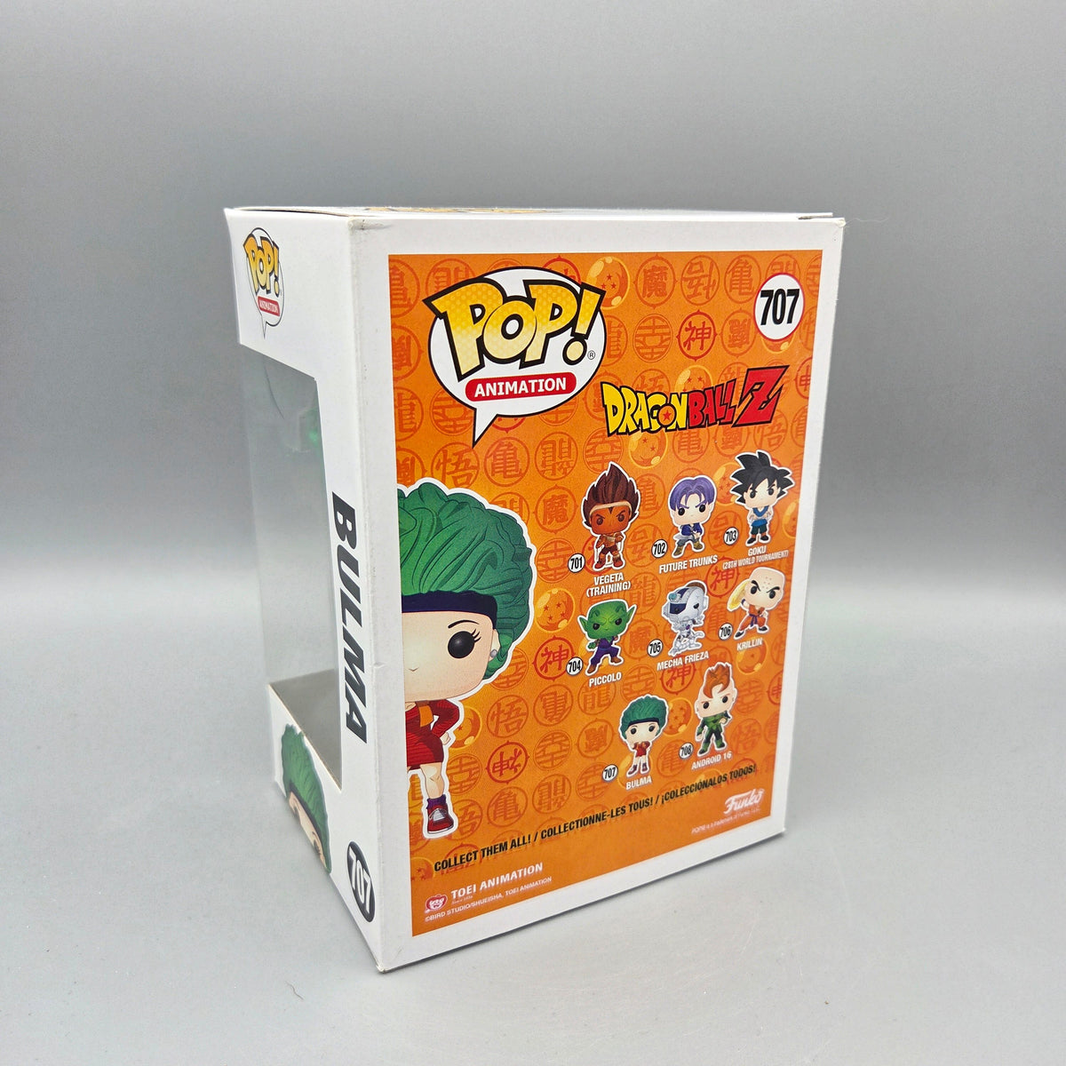 Funko Pop! Dragon Ball Z	#707 Bulma		Animation	Vinylfigur
