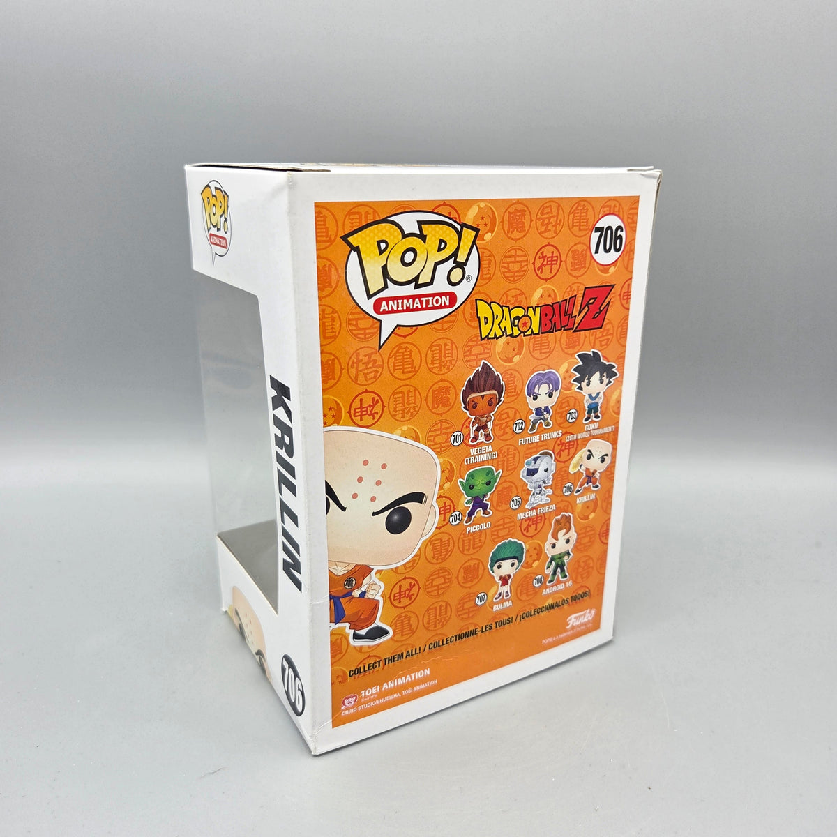 Funko Pop! Dragon Ball Z	#706 Krillin		Animation	Vinylfigur