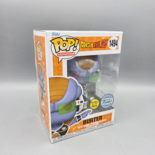 Funko Pop! Dragon Ball Z	#1494 Burter	Special Edition	Animation	Glows in the Dark