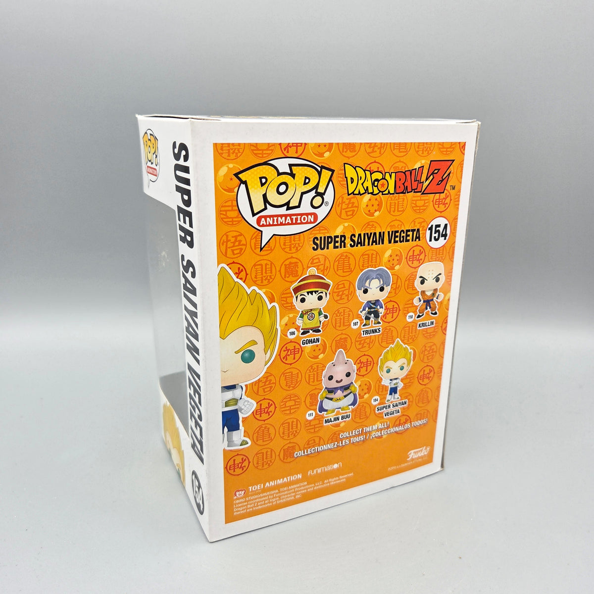 Funko Pop! Dragon Ball Z	#154 Super Saiyan Vegeta		Animation	Vinylfigur