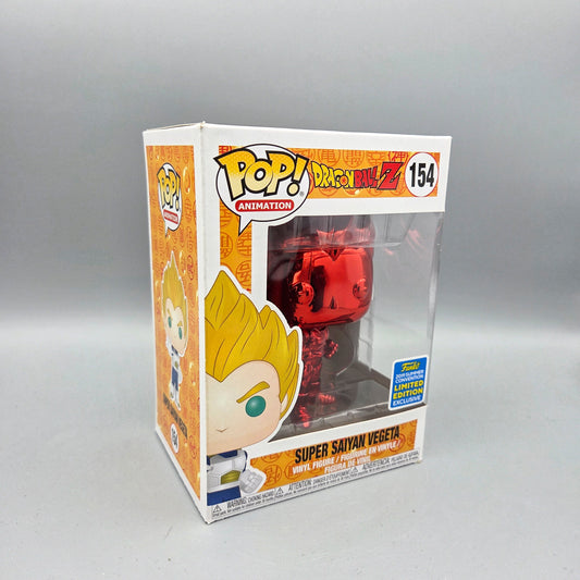 Funko Pop! Dragon Ball Z	#154 Super Saiyan Vegeta (Red Chrome)	2019 Summer Convention