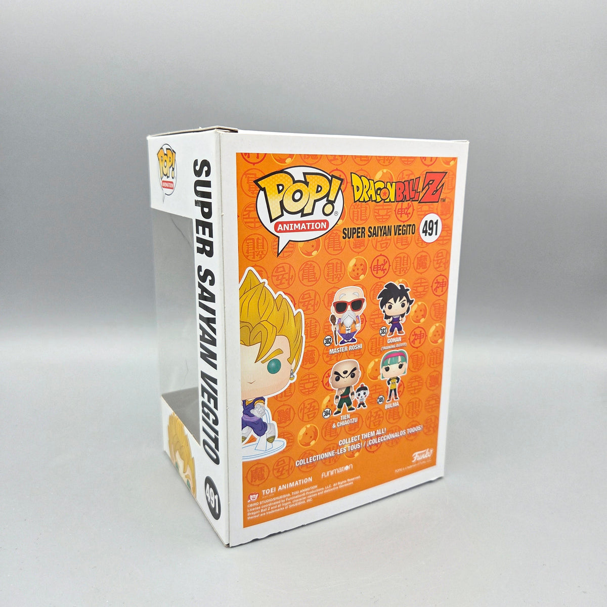 Funko Pop! Dragon Ball Z	#491 Super Saiyan Vegito	Animation	Vinylfigur