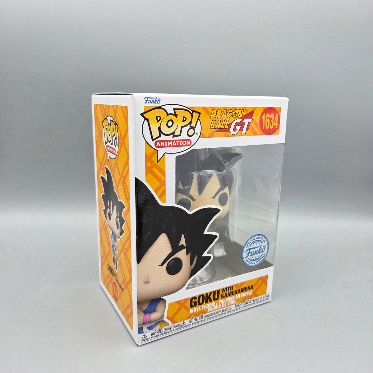 Funko Pop! Dragon Ball GT	#1634 Goku with Kamehameha	Special Edition	Animation