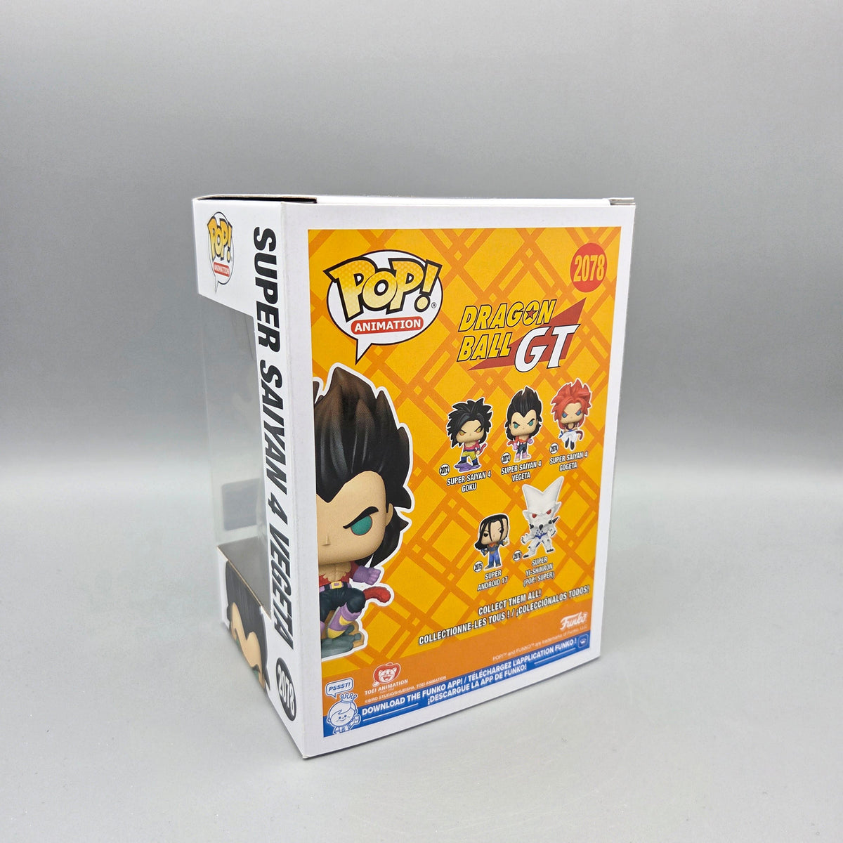 Funko Pop! Dragon Ball GT	#2078 Super Saiyan 4 Vegeta	Flocked Chase	Glow Edition