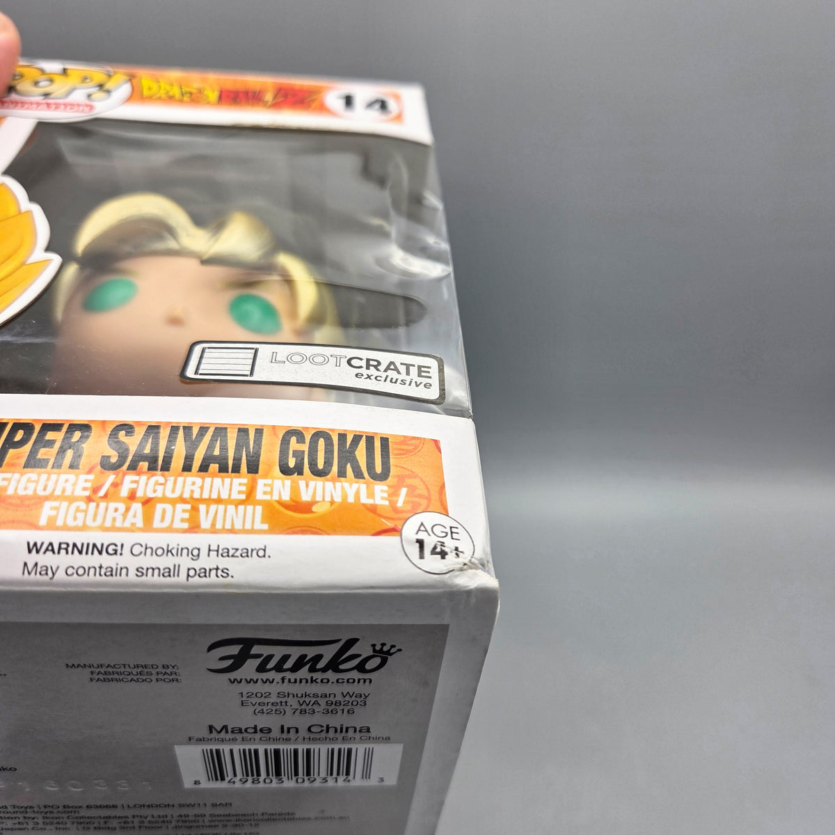 Funko Pop! Dragon Ball Z	#14 Super Saiyan Goku	Exclusive	Animation	Vinylfigur