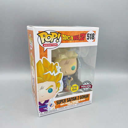 Funko Pop! Dragon Ball Z	#518 Super Saiyan 2 Gohan	Special Edition	Animation	Glows in the Dark