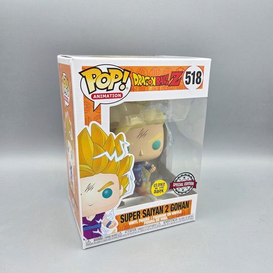 Funko Pop! Dragon Ball Z	#518 Super Saiyan 2 Gohan	Special Edition	Animation	Glows in the Dark
