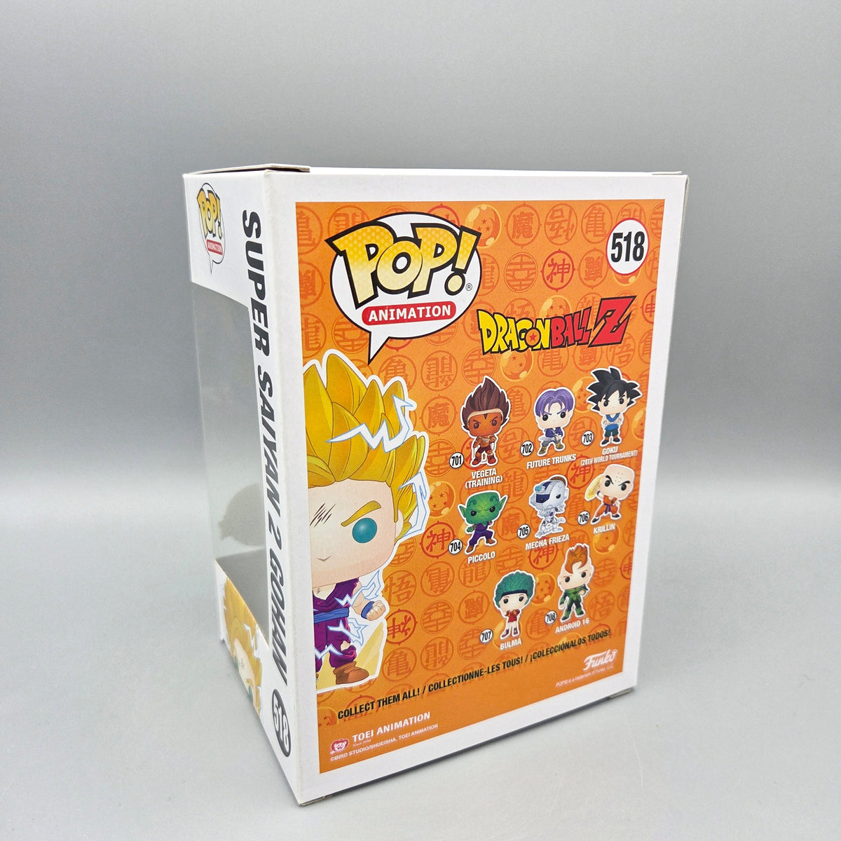 Funko Pop! Dragon Ball Z	#518 Super Saiyan 2 Gohan	Special Edition	Animation	Glows in the Dark