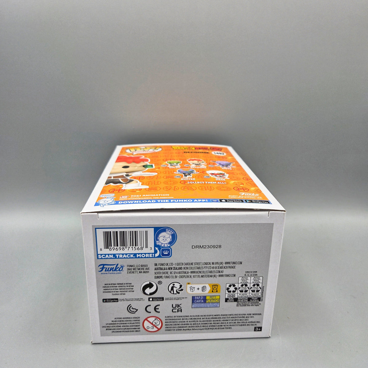 Funko Pop! Dragon Ball Z	#1492 Recoome	Special Edition	Animation	Glows in the Dark