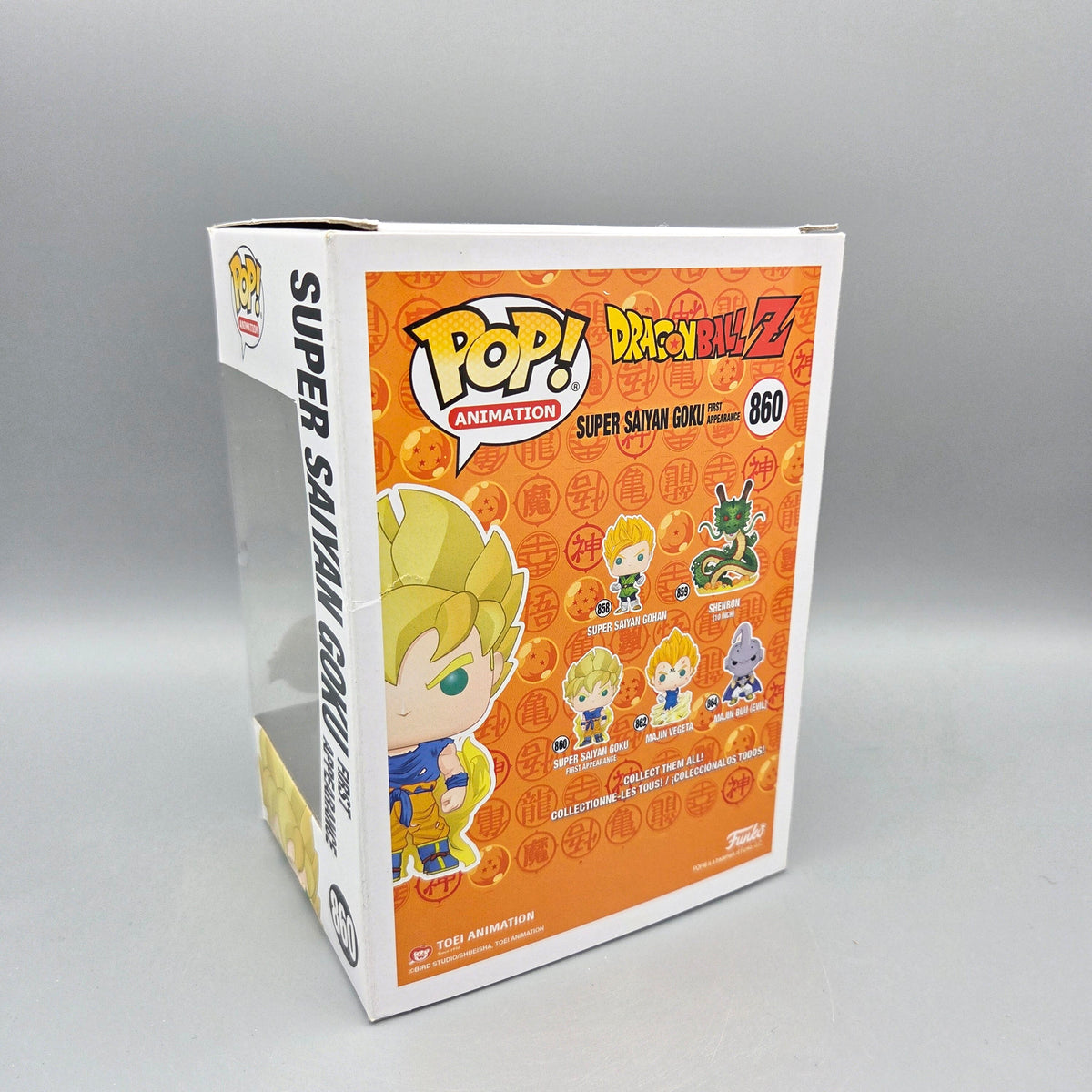 Funko Pop! Dragon Ball Z	#860 Super Saiyan Goku	Special Edition	Animation	Glows in the Dark