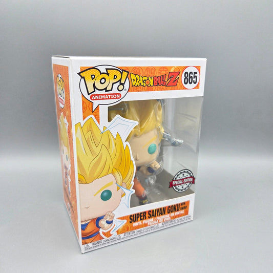 Funko Pop! Dragon Ball Z	#865 Super Saiyan Goku with Energy	Special Edition	Animation