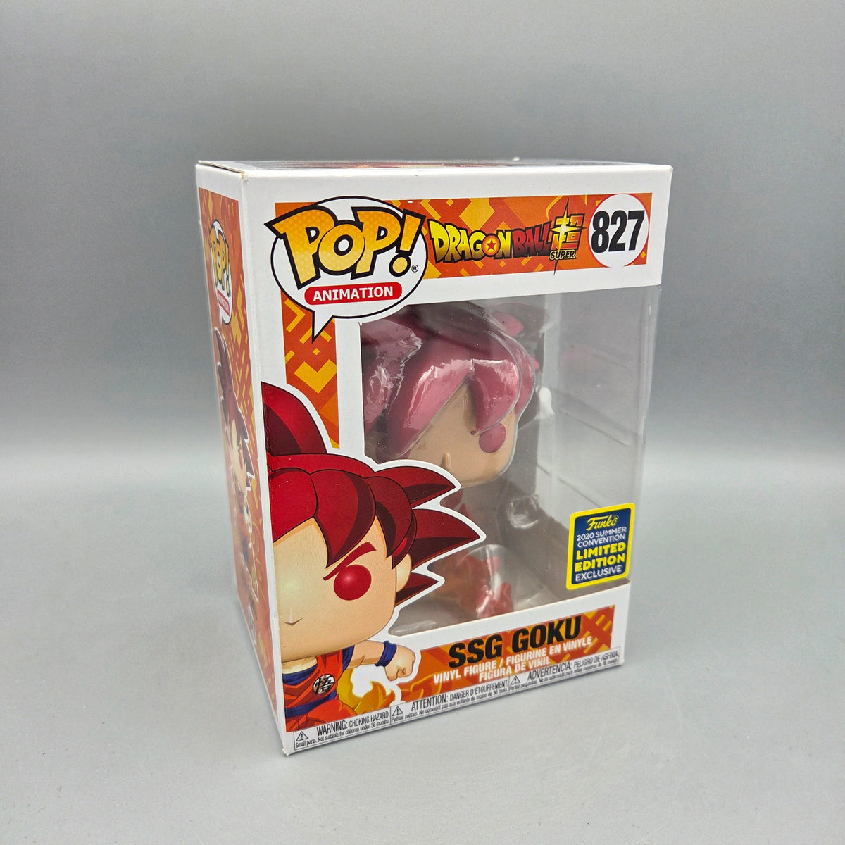 Funko Pop! Dragon Ball Super	#827 SSG Goku	2020 Summer Convention