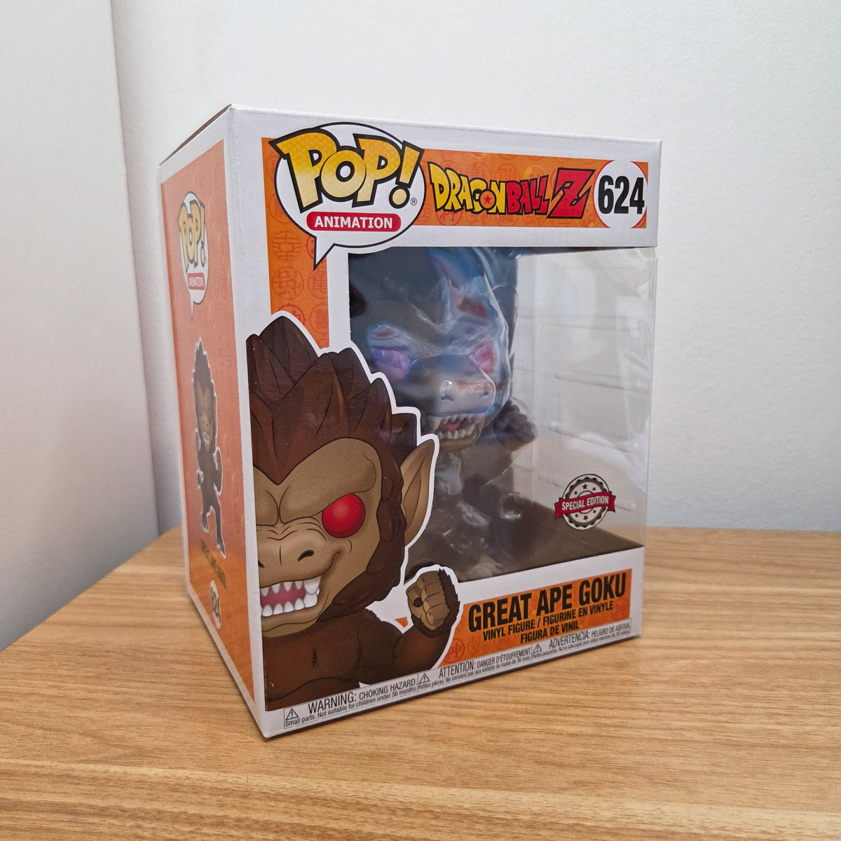 Funko Pop! Dragon Ball Z	#624 Great Ape Goku	Special Edition	Animation	6-Inch
