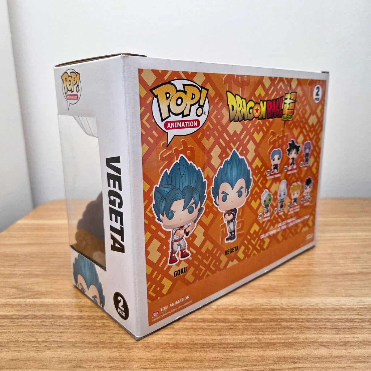 Funko Pop! Dragon Ball Super	2 Pack: Goku & Vegeta (Baseball)	Exclusive	Animation	Vinylfigur
