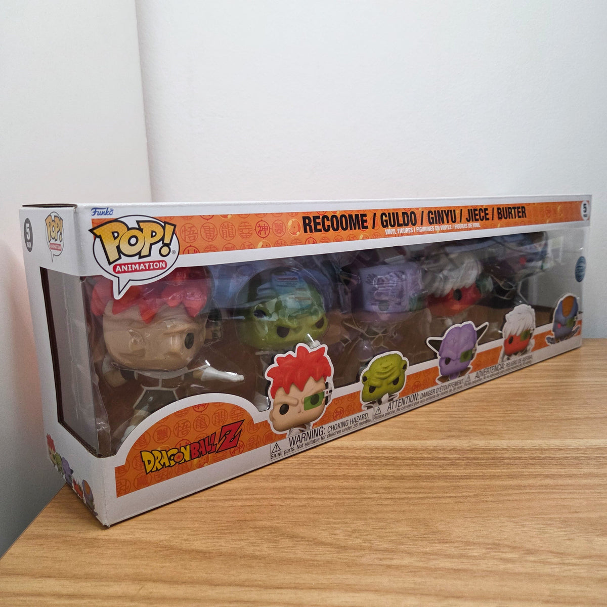 Funko Pop! Dragon Ball Z	5 Pack: Recoome / Guldo / Ginyu / Jiece / Burter	Special Edition