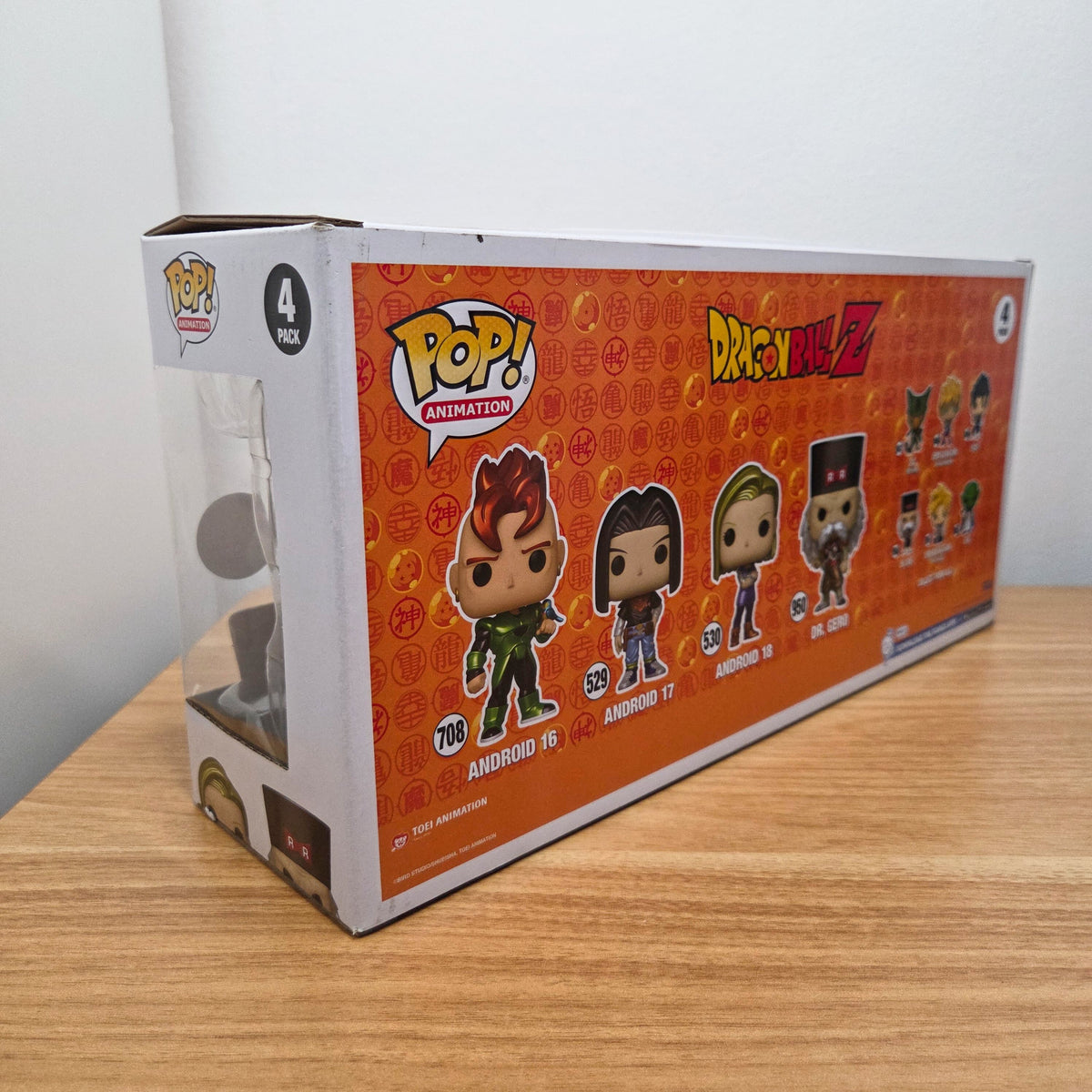 Funko Pop! Dragon Ball Z	4 Pack: Android 16 / Android 17 / Android 18 / Dr. Gero	Special Edition