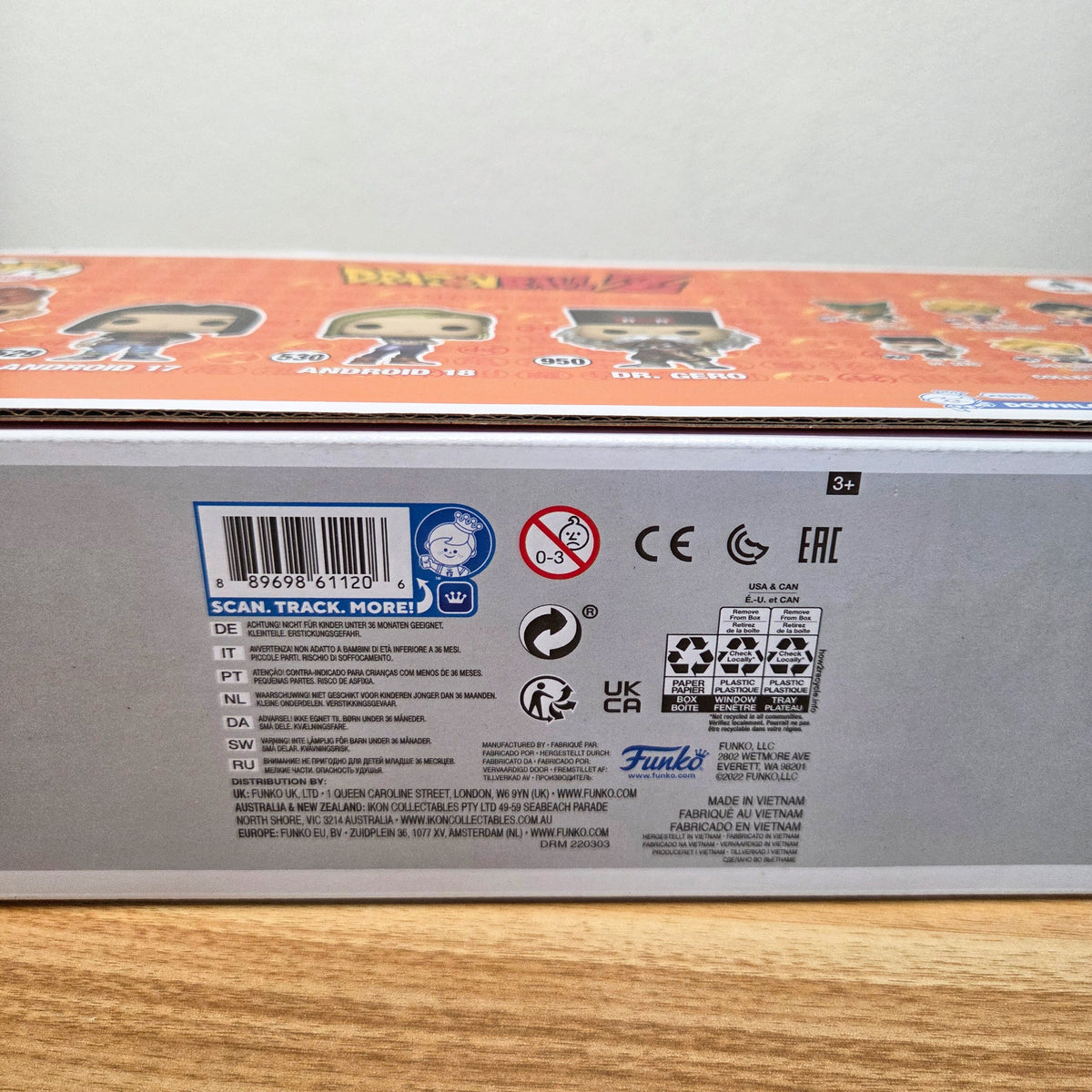 Funko Pop! Dragon Ball Z	4 Pack: Android 16 / Android 17 / Android 18 / Dr. Gero	Special Edition