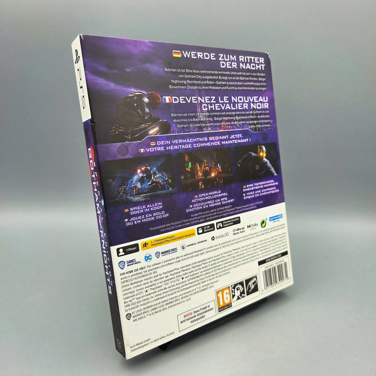 Playstation 5 Spiel: Gotham Knights Special Edition	Steelbook	PS5	im Pappschuber