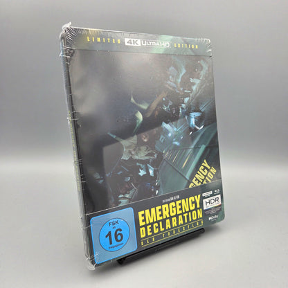 Emergency Declaration - Der Todesflug	Steelbook	4K Ultra HD Blu-Ray Film		Zustand:	Neu
