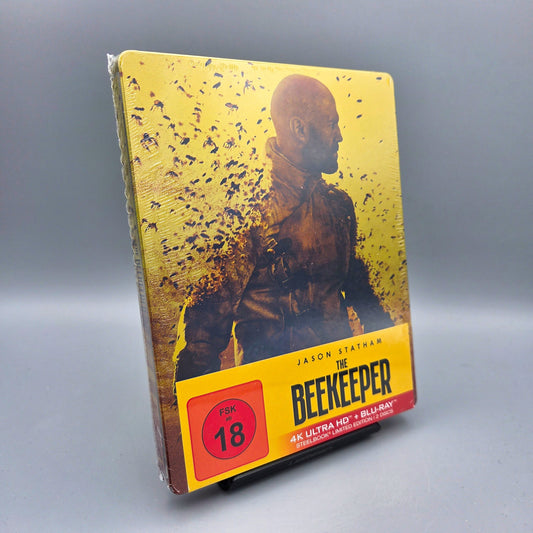 The Beekeeper	Steelbook	4K Ultra HD Blu-Ray Film	mit Jason Statham NEU