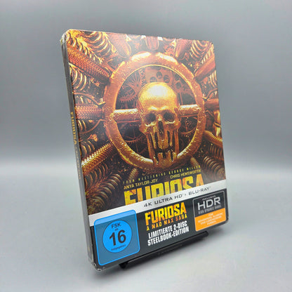 Furiosa: A Mad Max Saga	Steelbook	4K Ultra HD Blu-Ray Film NEU