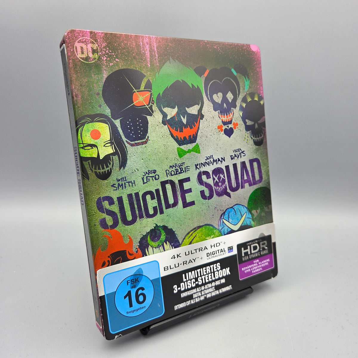 Suicide Squad	Steelbook	4K Ultra HD Blu-Ray Film		Zustand:	Gut