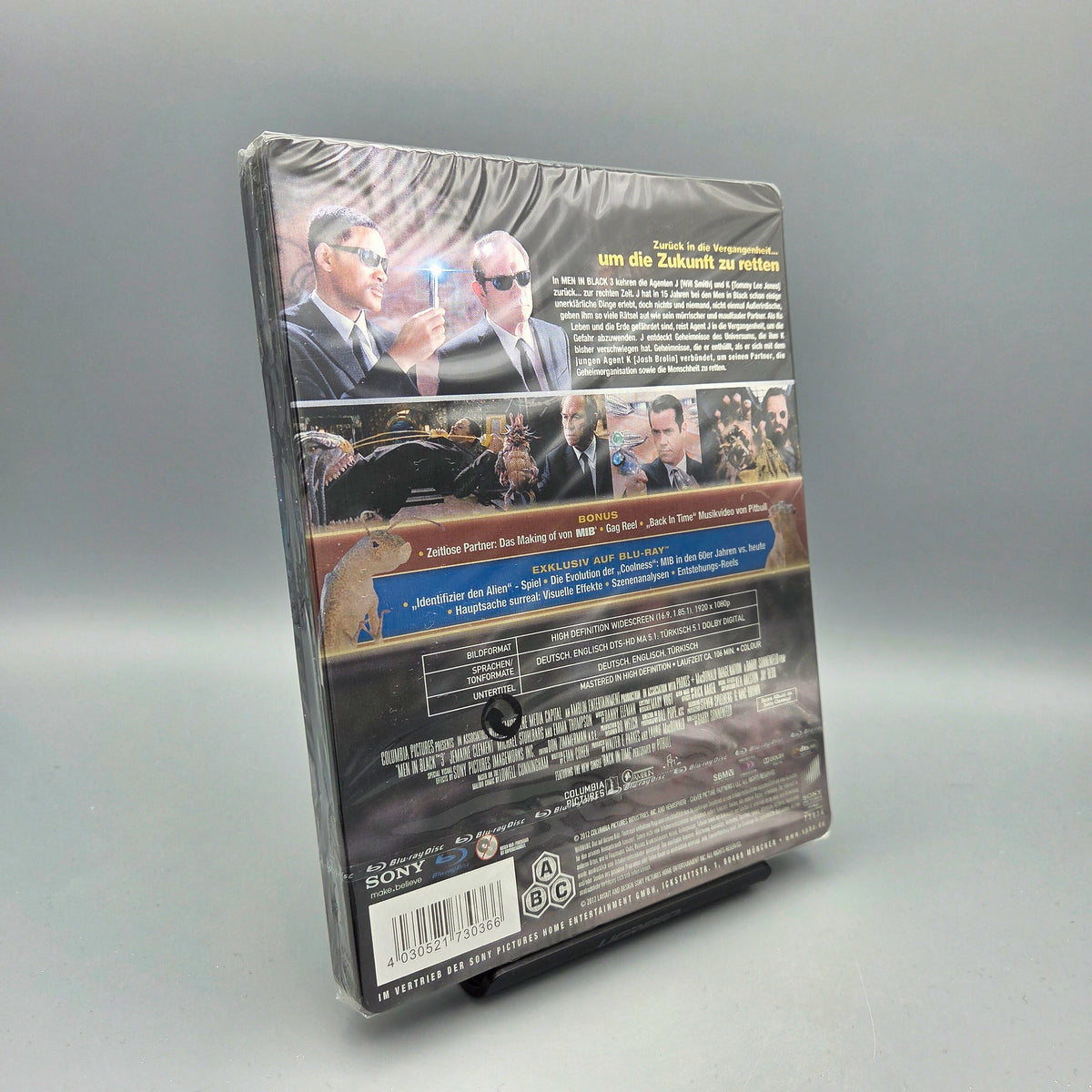 MIB 3 - Men in Black 3	Steelbook	Blu-Ray Film		Zustand:	Neu