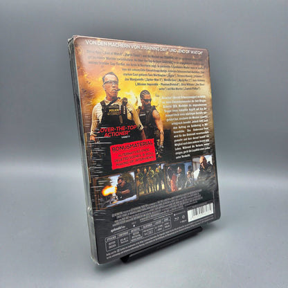 Sabotage	Steelbook	Blu-Ray Film	mit Arnold Schwarzenegger	Zustand:	Neu