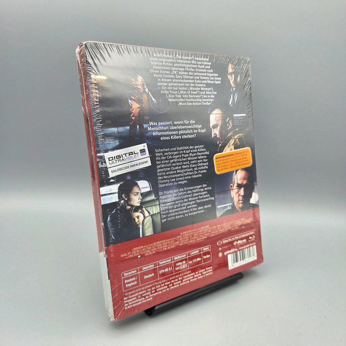 Das Jerico Projekt - Im Kopf des Killers	Steelbook	Blu-Ray Film		Zustand:	Neu